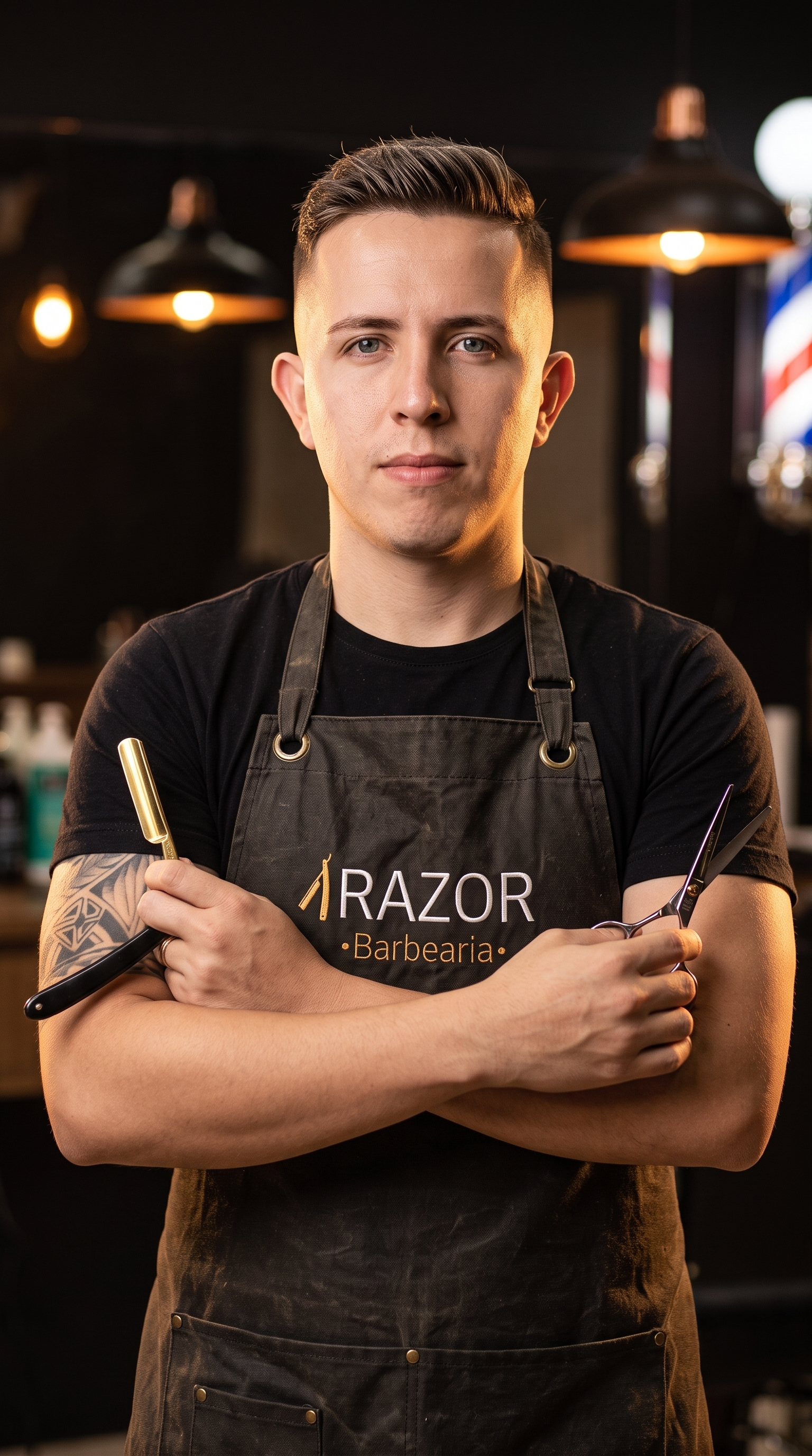 Wesley Pereira — Barbeiro profissional e fundador da Razor Barbearia em Ribeirão Preto